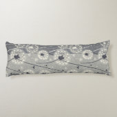 Moderner monochromer Lüster Seitenschläferkissen (Rückseite)