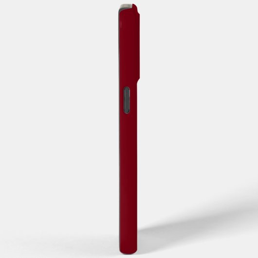 Moderner Monogram-Maroon Case-Mate iPhone Hülle (Rückseite / Rechts)
