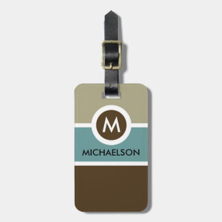 Moderner Monogramm-Geschäfts-Gepäckanhänger - Gepäckanhänger