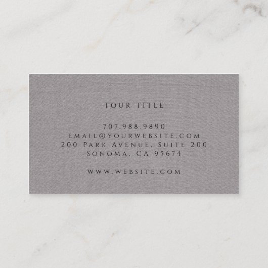 Moderner Monogramm Minimalistisch dunkelgrauer Lin Visitenkarte (Rückseite)