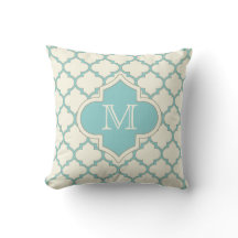 Moderner Monogramm Quatrefoil