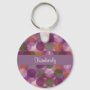 Moderner Monogramm-Stil Schlüsselanhänger