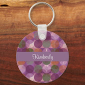 Moderner Monogramm-Stil Schlüsselanhänger (Vorderseite)