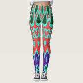 Moderner Multicolor Klassiker "Ratti_Creative_Arts Leggings (Vorderseite)