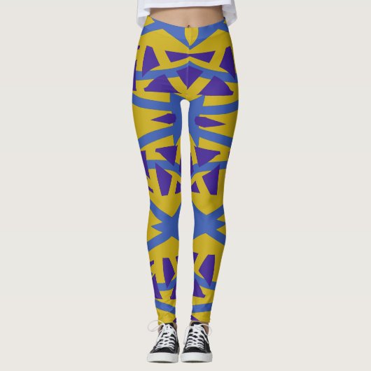 Moderner Multicolor Klassiker "Ratti_Creative_Arts Leggings (Vorderseite)