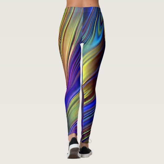 Moderner Multicolor Klassiker "Ratti_Creative_Arts Leggings (Rückseite)