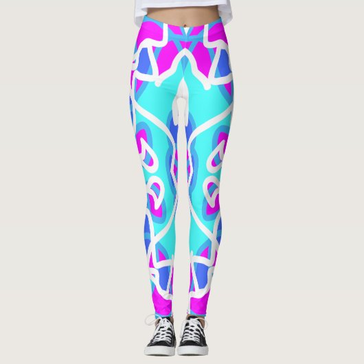 Moderner Multicolor Klassiker "Ratti_Creative_Arts Leggings (Vorderseite)