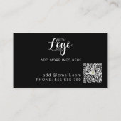 Moderner Musical DJ Party Concert Planner Visitenkarte (Rückseite)