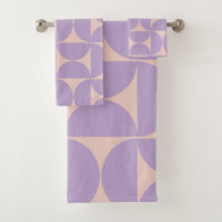 Moderner Musterlavender Mitte des Jahrhunderts