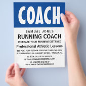 Moderner, mutiger, athletischer Lektion Werbung Fl Flyer (Hand)