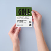 Moderner, mutiger, GoIf-Flyer für Werbung in der L Flyer (Gruppe)