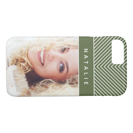 Moderner, mutiger, grafischer geometrischer Case-Mate iPhone hülle (Rückseite (Horizontal))