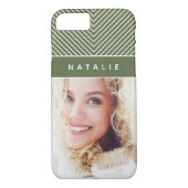 Moderner, mutiger, grafischer geometrischer Case-Mate iPhone hülle (Rückseite)