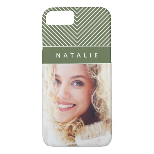 Moderner, mutiger, grafischer geometrischer Case-Mate iPhone hülle (Rückseite)