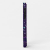 Moderner Nachthimmel mit Constellation Lila Blue Case-Mate iPhone Hülle (Hinten/Links)