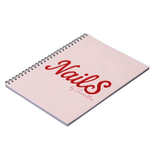 Moderner Nagelkünstler Notizblock (Linke Seite)