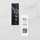 Moderner Nagelkünstlerischer Manikürspezialist Nai Mini Visitenkarte (Vorne/Hinten)