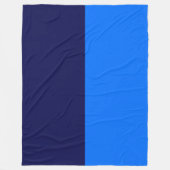 Moderner, nahtloser, hellblauer, tiefer Marinefarb Fleecedecke (Vorderseite)