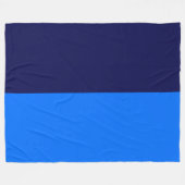 Moderner, nahtloser, hellblauer, tiefer Marinefarb Fleecedecke (Vorderseite (Horizontal))