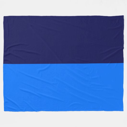 Moderner, nahtloser, hellblauer, tiefer Marinefarb Fleecedecke (Vorderseite (Horizontal))