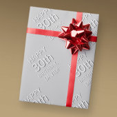 Moderner Name/Alter Geschenkpapier