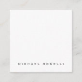 Moderner Name Beruflich Minimalistisch Schlicht Begleitkarte (Vorderseite)