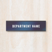 Moderner Name der Abteilung Türschild (Vorderseite )