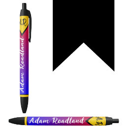 Moderner Name der ersten Monogramm, erschwingliche Kugelschreiber