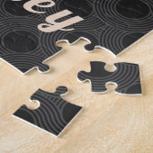 Moderner Name des Badminton Theme Player Coach Puzzle (Seite)