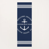 Moderner Name des benutzerdefinierten Schiffes Wil Yogamatte (Rückseite)