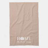 Moderner Name des White Pumpkin Erntedanks Geschirrtuch (Vertikal)