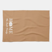 Moderner Name des White Pumpkin Erntedanks Geschirrtuch (Horizontal)