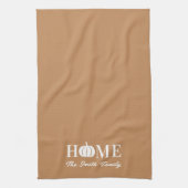 Moderner Name des White Pumpkin Erntedanks Geschirrtuch (Vertikal)