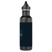 Moderner Name Edelstahlflasche (Rechts)