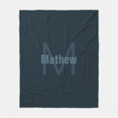 Moderner Name Fleecedecke (Vorderseite)
