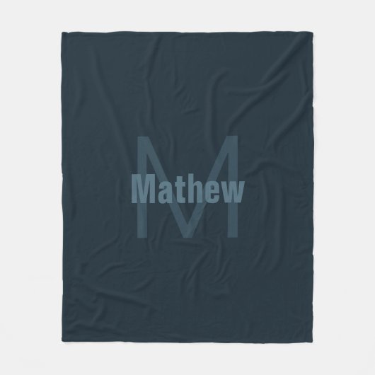 Moderner Name Fleecedecke (Vorderseite)