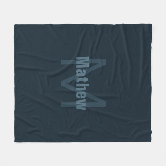 Moderner Name Fleecedecke (Vorderseite (Horizontal))