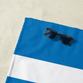 Moderner Name Französischer Blue Strip Pool Strandtuch (Beispiel)