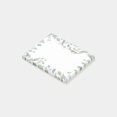 Moderner Name für Blumenschrift Post-it Klebezettel (angewinkelt)