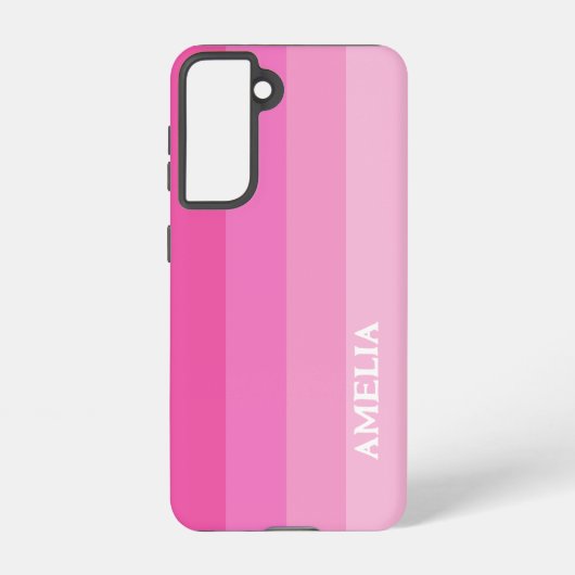 Moderner Name für Multi Pink Samsung Galaxy Hülle (Rückseite)