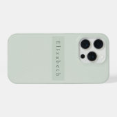 Moderner Name  iPhone Hülle (Rückseite (Horizontal))
