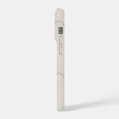 Moderner Name  iPhone Hülle (Linke Seite)