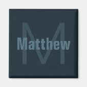 Moderner Name Magnet (Vorne)