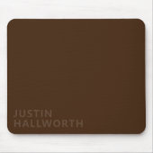 Moderner Name Mousepad (Vorne)