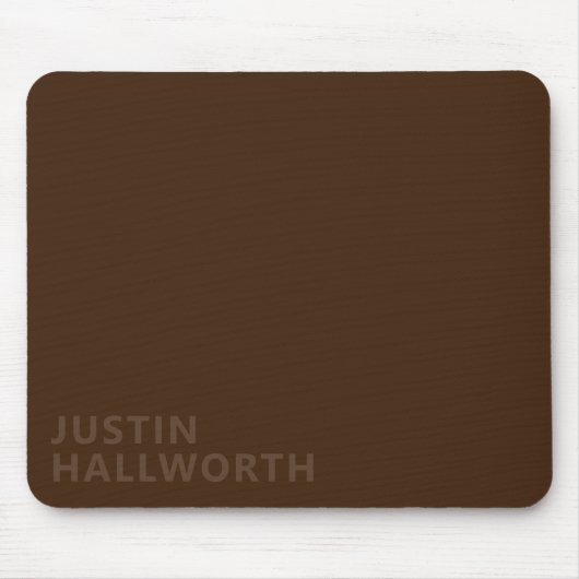 Moderner Name Mousepad (Vorne)