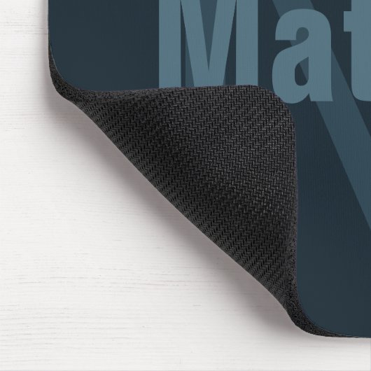 Moderner Name Mousepad (Ecke)