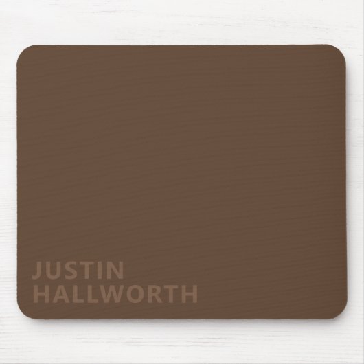 Moderner Name Mousepad (Vorne)