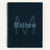 Moderner Name Notizblock (Vorderseite)