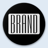 Moderner Name oder bearbeitbarer Markenname für Un Button