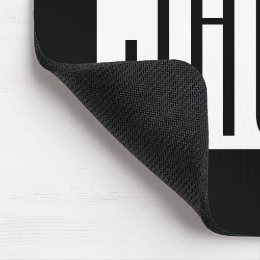 Moderner Name oder bearbeitbarer Markenname für Un Mousepad (Ecke)